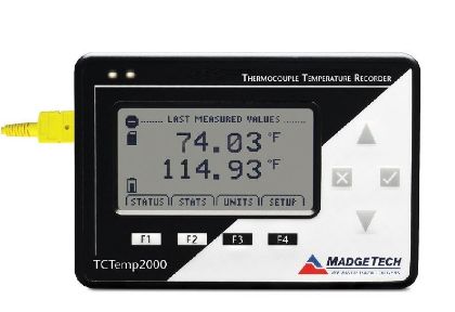 Picture of Single Channel Thermocouple Temperature Logger with an LCD
