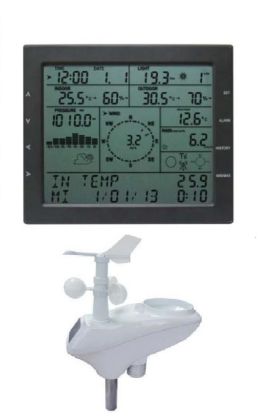 Picture of Professional Weather Station with PC Interface & Solar Transmitter.