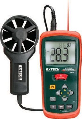 Picture of CFM/CMM Thermo-Anemometer + IR Thermometer