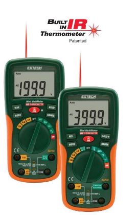 Picture of Mini Digital MultiMeters + IR Thermometer