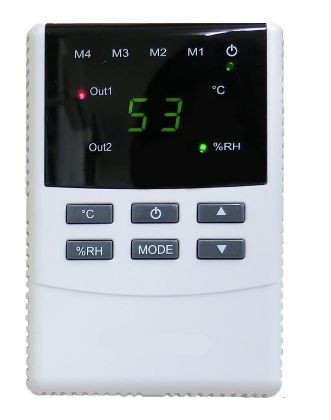 AHS-300 Series Humidity & Temperature Controller with 2 relays