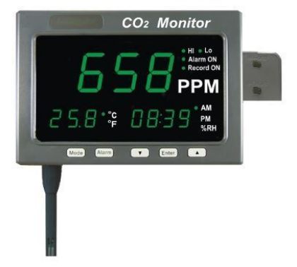 Large display CO2, Temperature & Humidity Logger