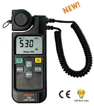Picture of Light Meter with Detachable Probe 0.00/199,900 lx