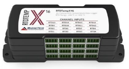 Picture of RTDTempX - RTD Temperature  Logger with 4, 8, 12 & 16 Channels