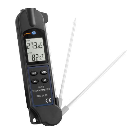 IR-80 IR Thermometer and Folding Probe Pocket Thermometer